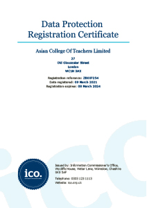 ACT certified by ICO